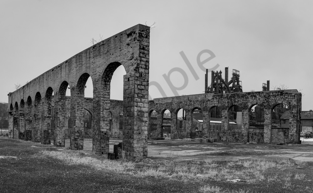 Steel Factory in Ruins