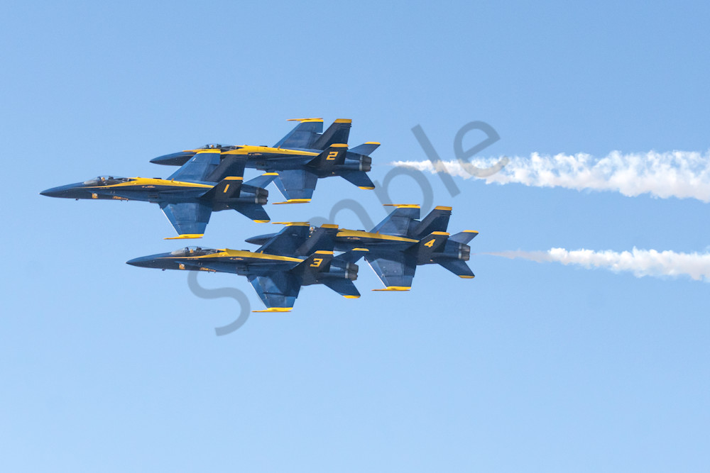 Blue Angels Delta Formation Fly-by