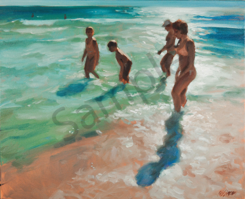 Beach Story Florida  Art | Adam Benet Shaw Studios