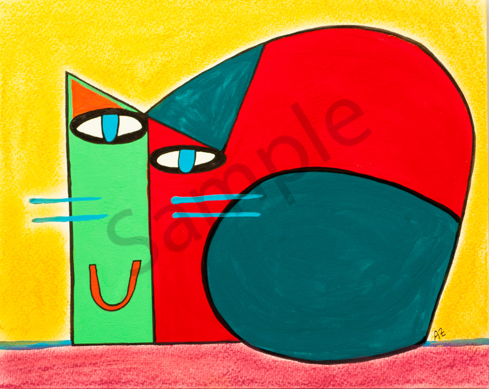 Cube Cat Art | arteparalavida