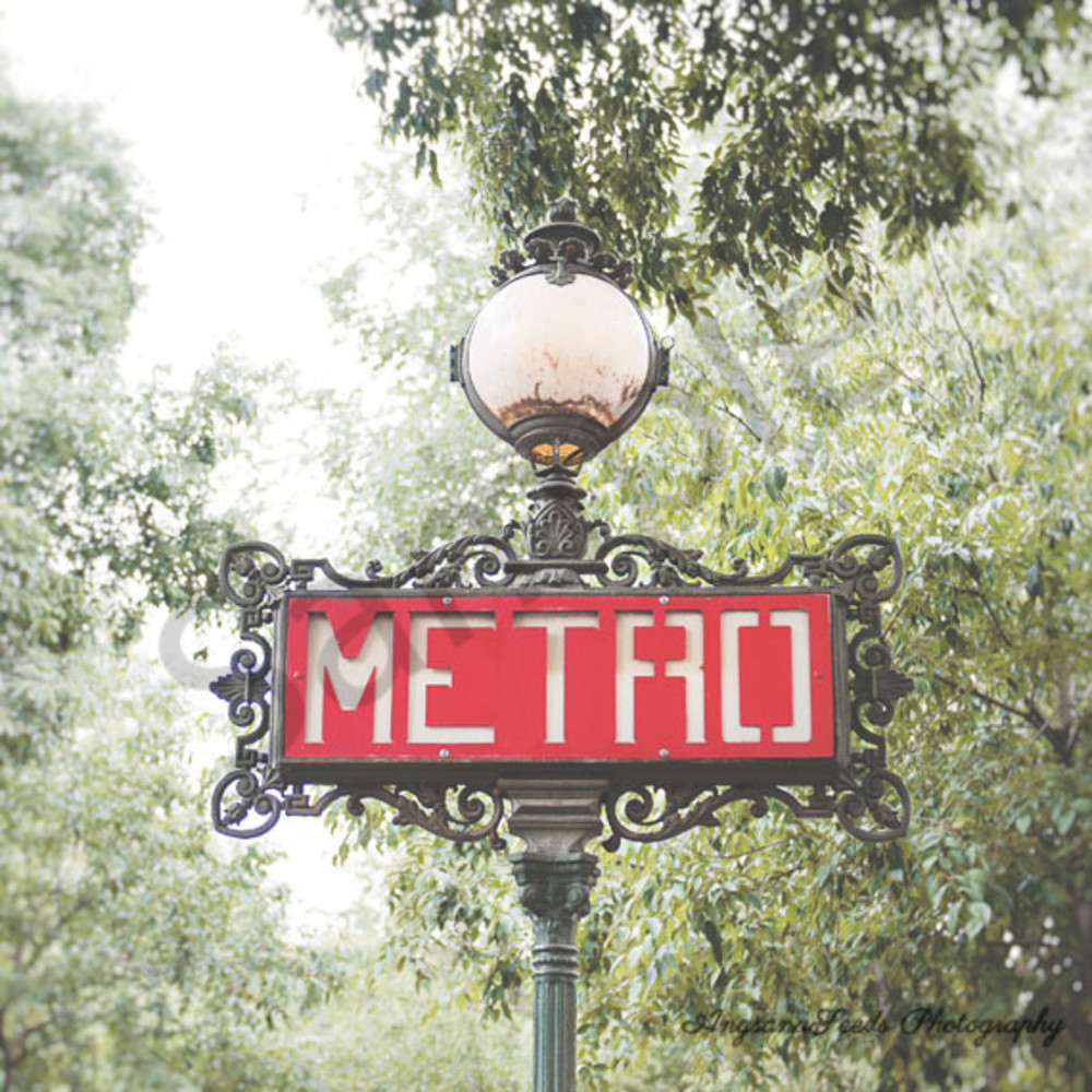 Paris Metro Sign 2 Art | AngsanaSeeds Photography