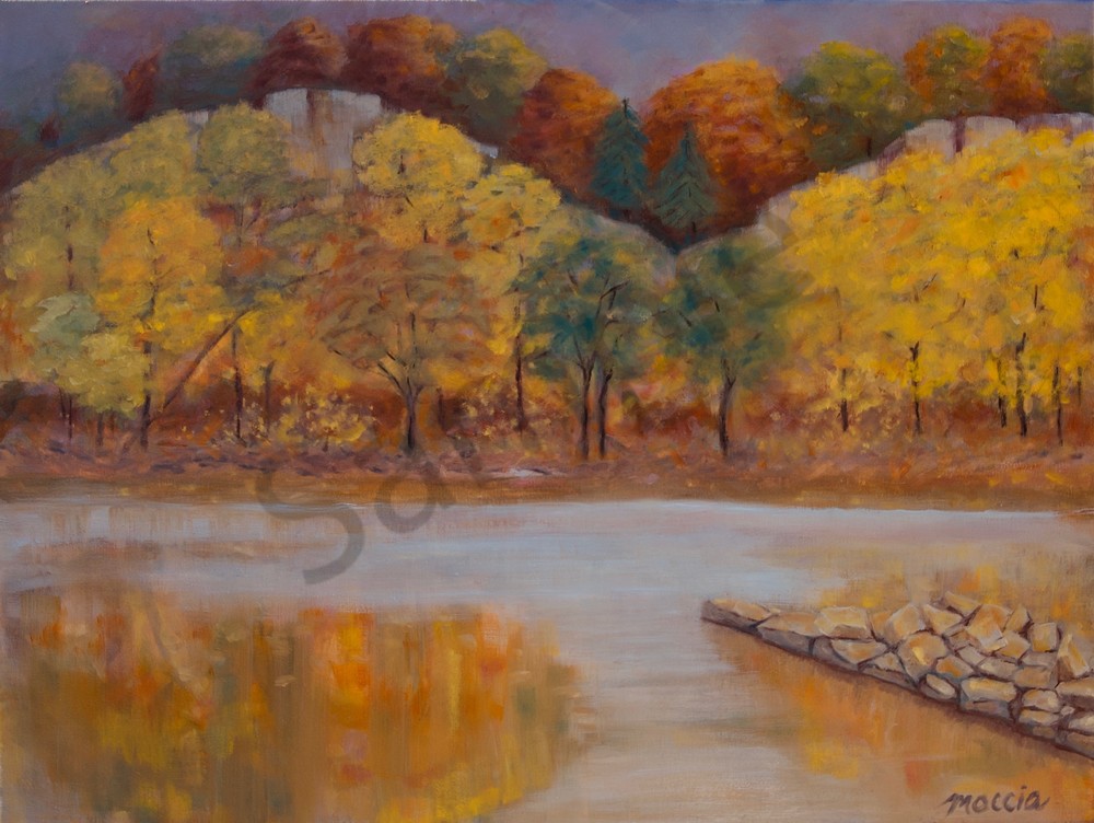 Autumn On The Missouri River Art | Wild Ponies creations