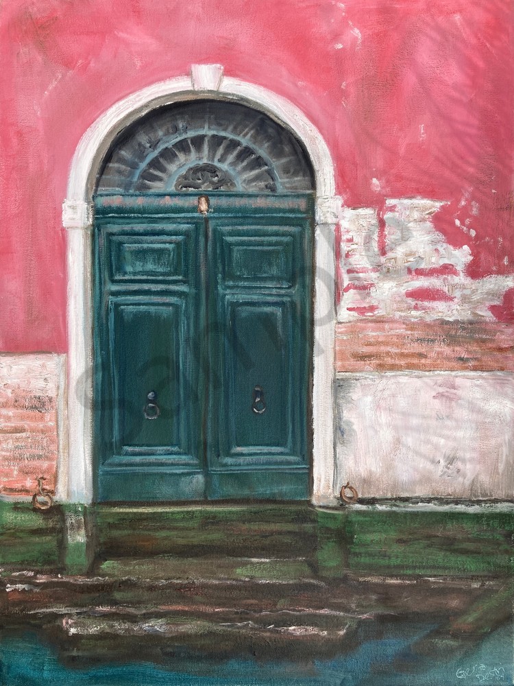Italian Door Venice Painting