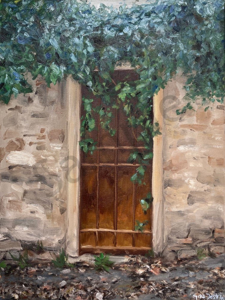 Italian Door Florence Painting