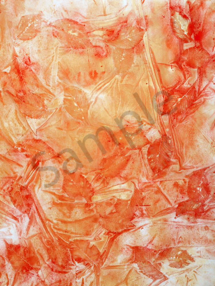 Grace: Orange Art | Courtney Miller Bellairs Artist