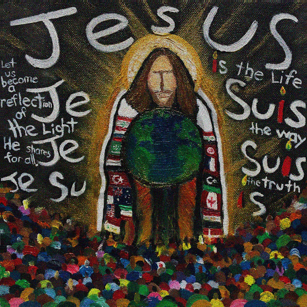 Jesus is the life, the way and the truth fine art print.