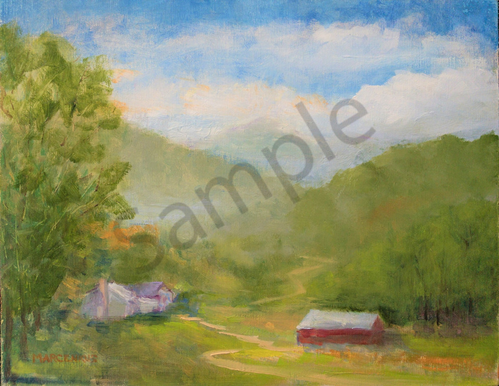 House And Barn In The Country  Art | Al Marcenkus Art, LLC