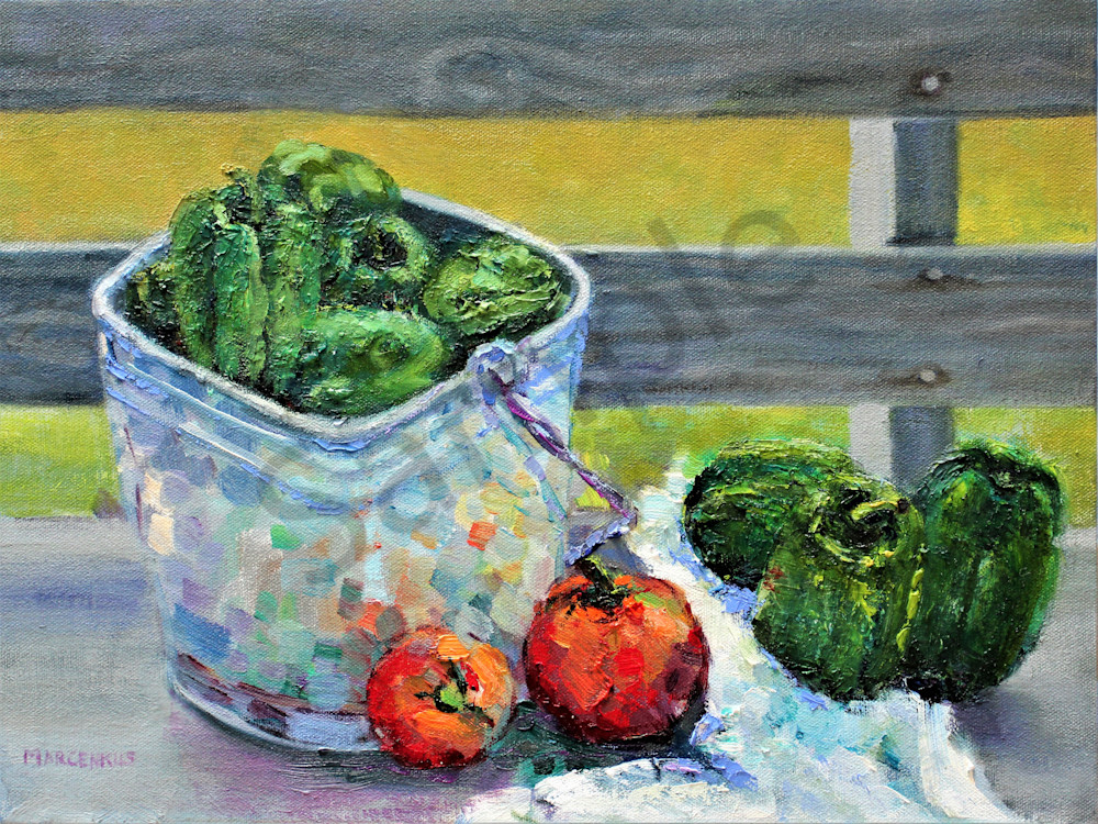 Tomatos And Green Peppers Art | Al Marcenkus Art, LLC