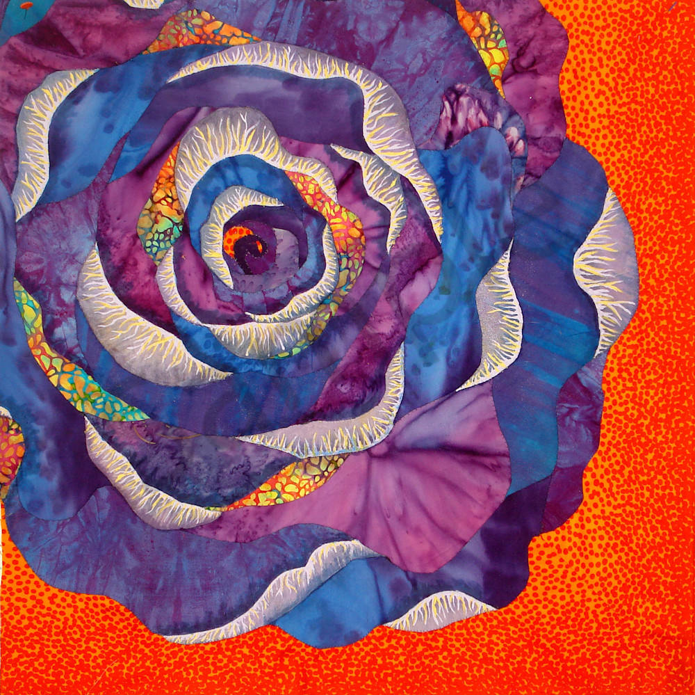 Rose  Art | Barbara Olson Fiberarts