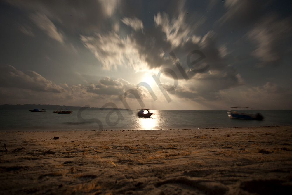 Island Moon Rise Photography Art | Fine Balance
