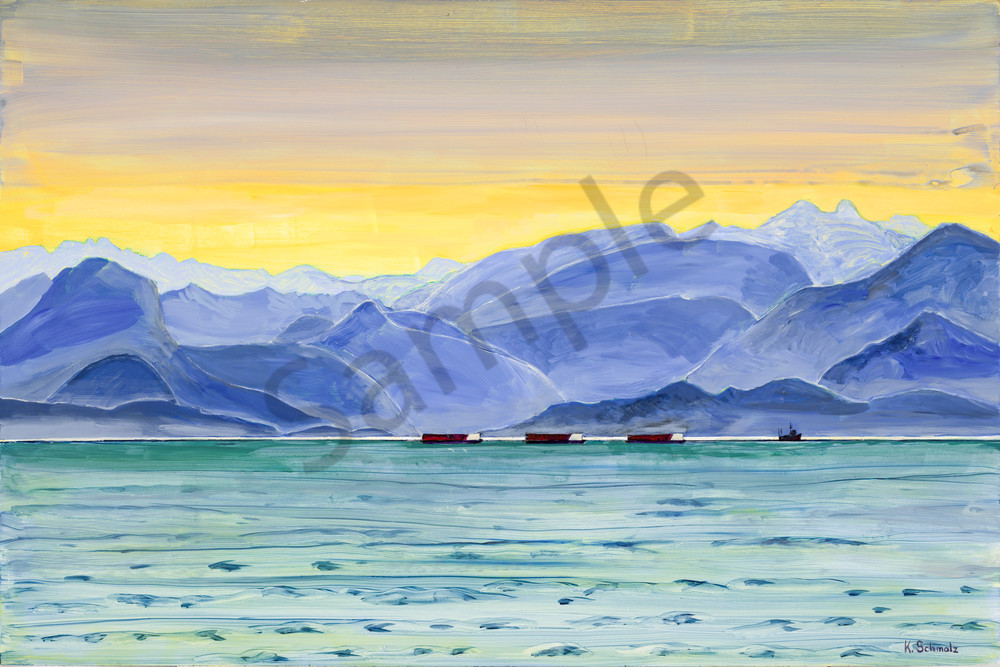 Tug Boat Near Gabroila (R) Art | kathleenschmalzartist