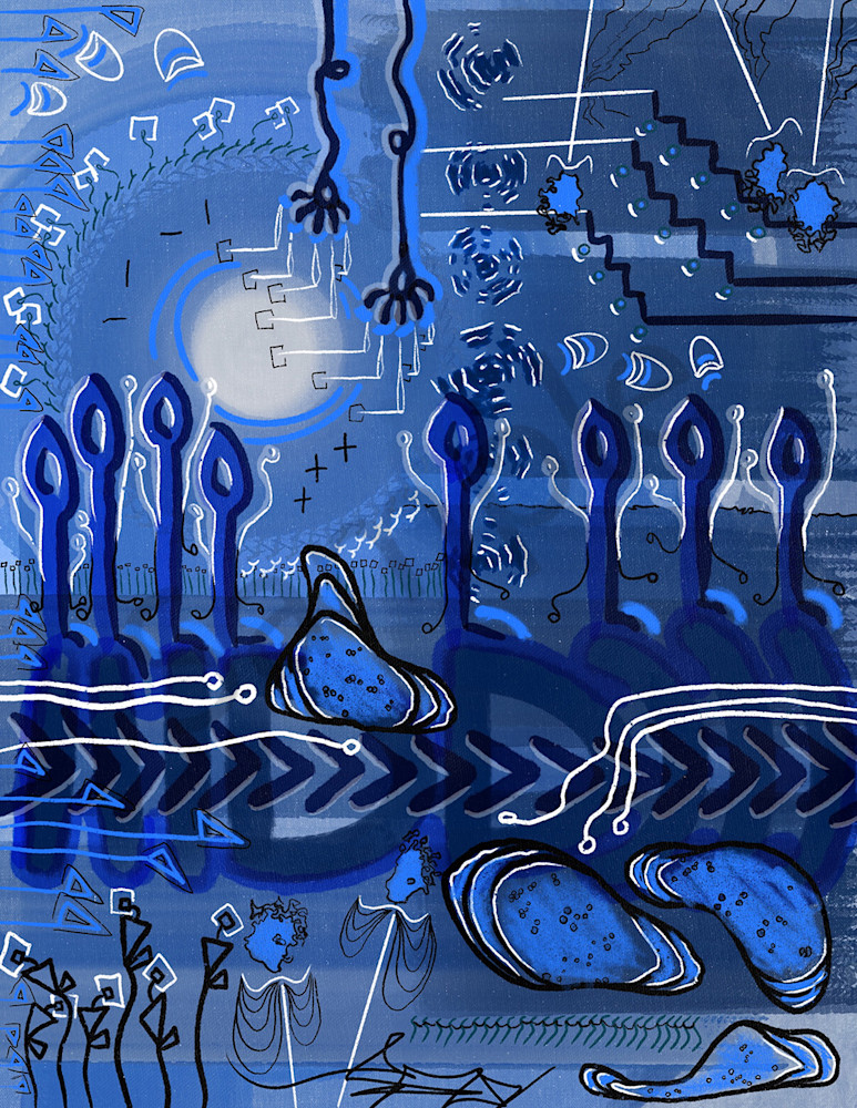 Blue Sky Pie Art | Cincy Artwork