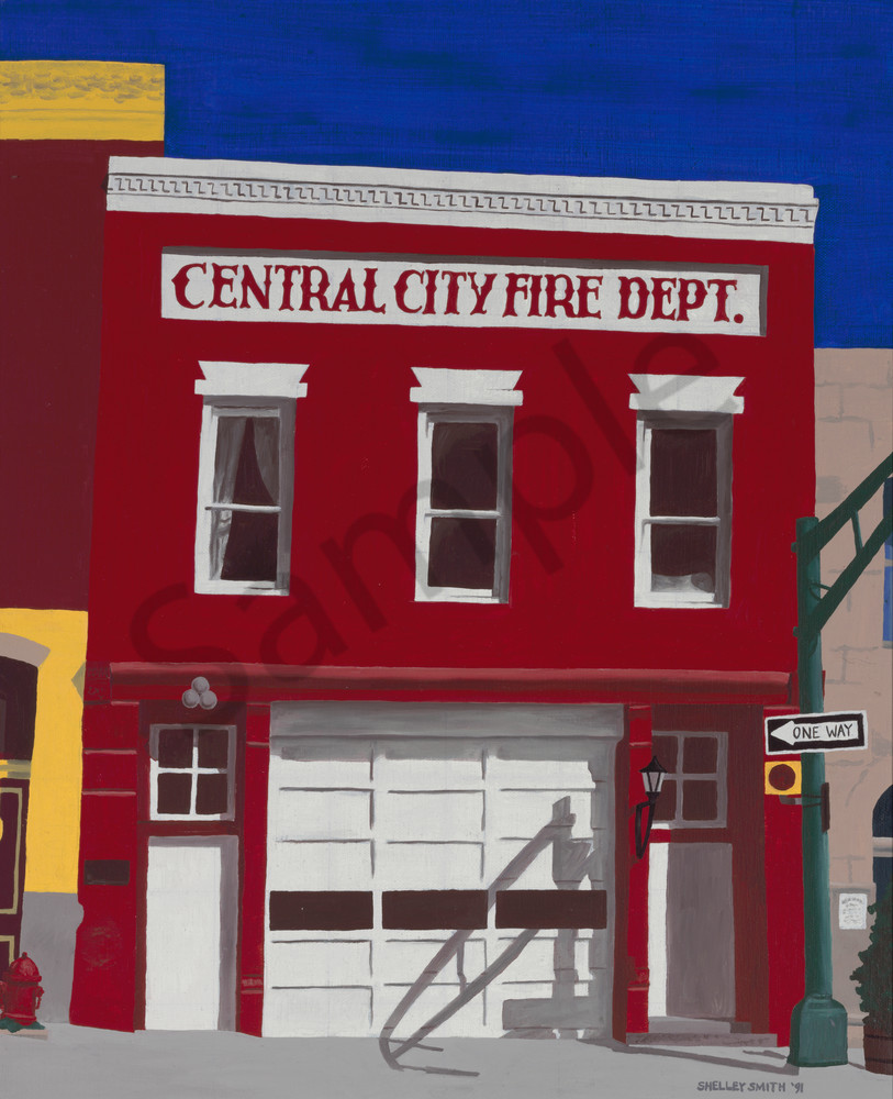 Central City Fire Department | Colorado | Fine Art Print