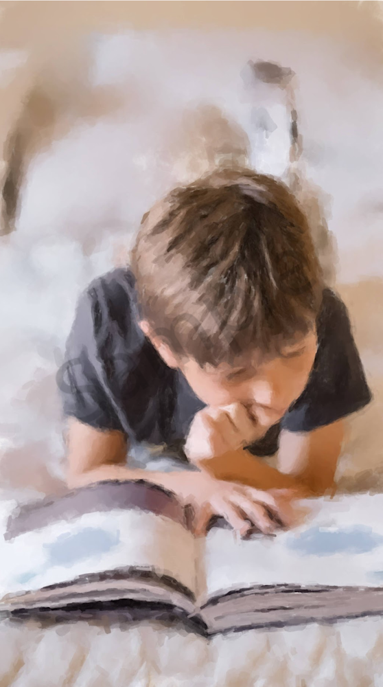 Boy Studying Art | Windhorse