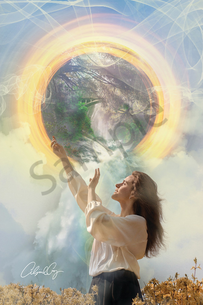 "From Heaven To Earth" by Pennsylvania Digital Prophetic Artist Abigail Cruz | Prophetics Gallery