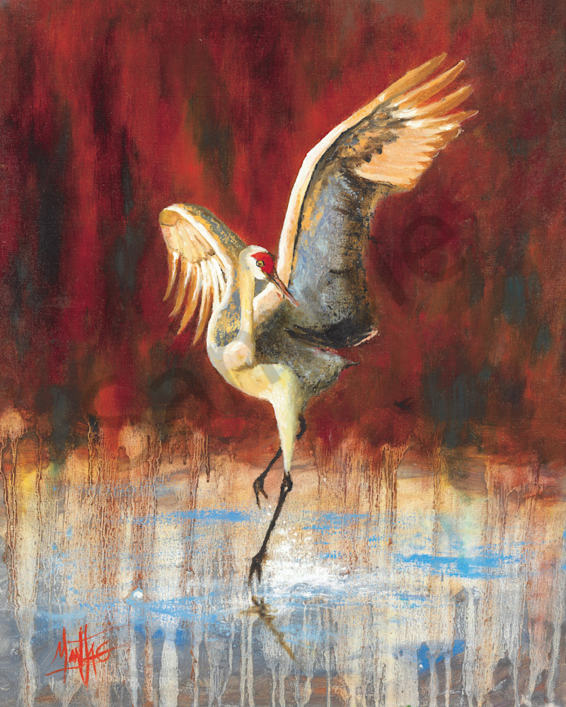 "Crane Dance" by Nebraska Artist Jeff Montag | Prophetics Gallery