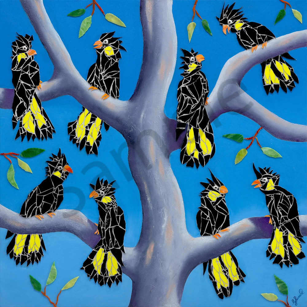 Eight Black Cockatoos Eight Black Cockatoos