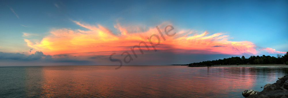EASTERN sky at sunset from Hamlin Beach 20210628
