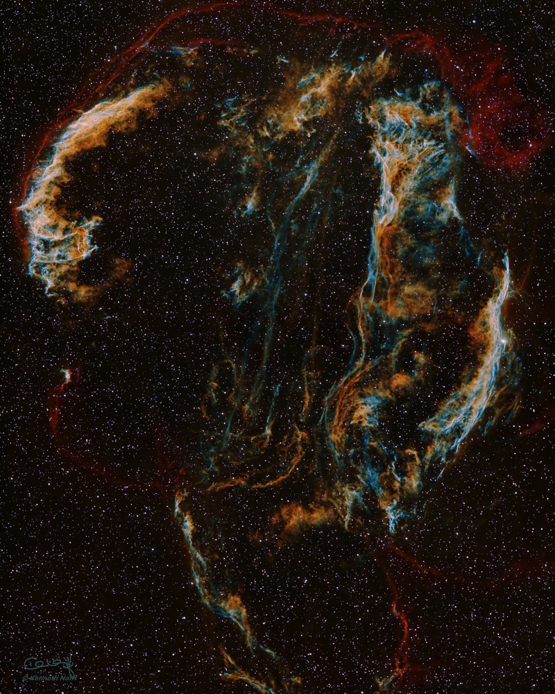 Veil Nebula Art | Dark Sky Images