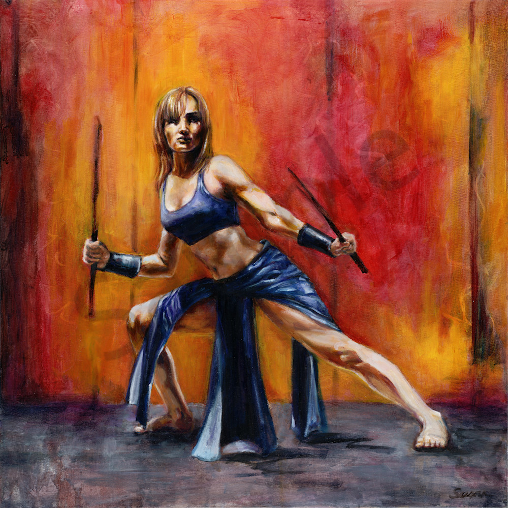 "Woman Arise - Take Up Your Sword" by Susan Gelt-Garcia | Prophetics Gallery
