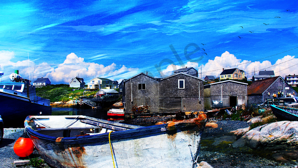 Peggys Cove Harbour Photography Art | Michael G. Stanford Photography INC