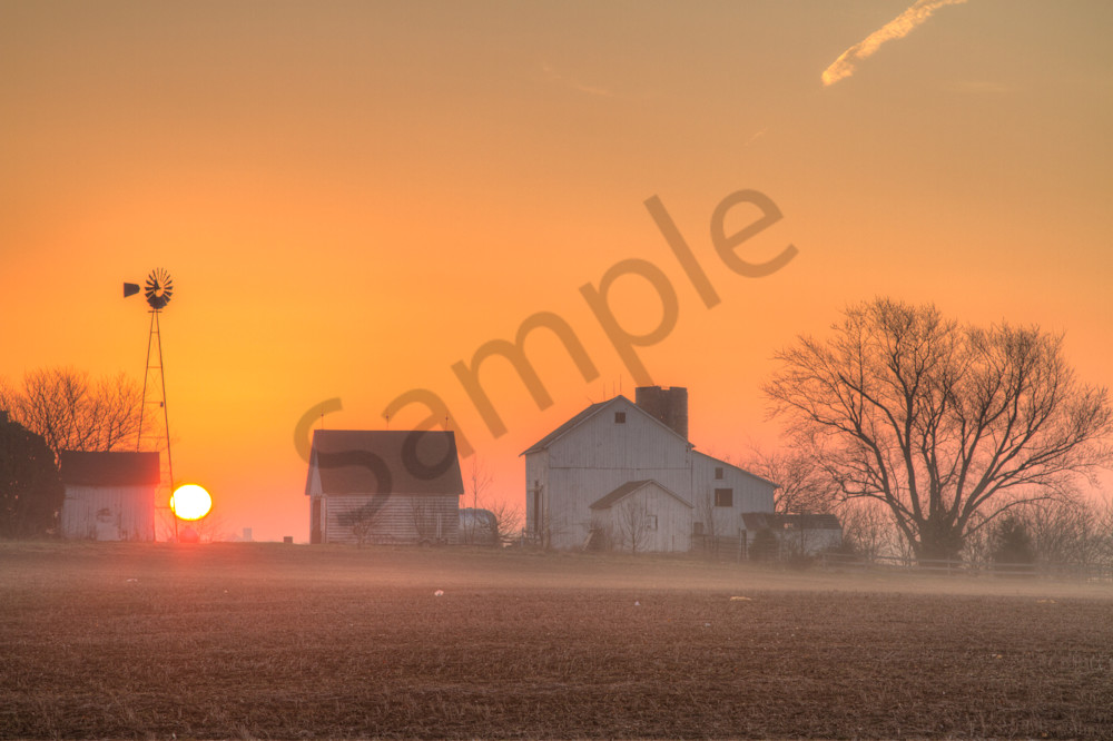 Orange Farm Sunrise Photography Art | Joe Ladendorf Photography and Workshops
