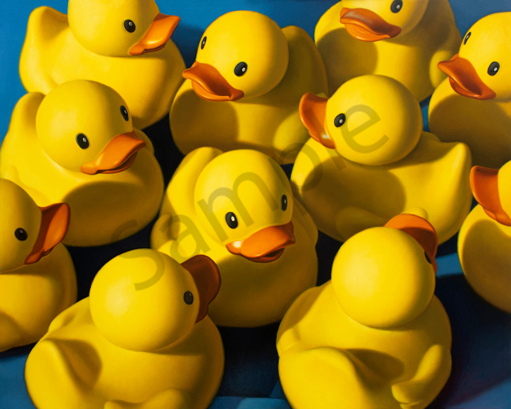 "Clusterduck" print by Kevin Grass
