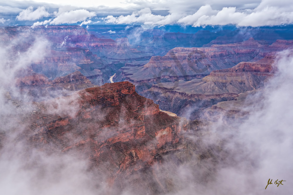 Grand Canyon Break In The Clouds Photography Art | johnkennington