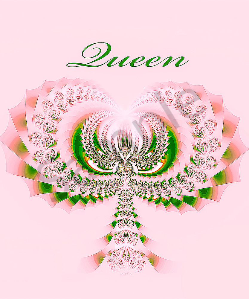 Pink and green Queen