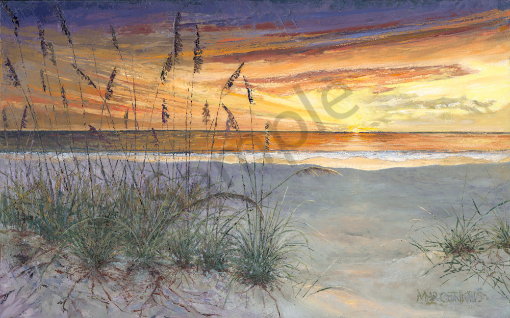 Sunset On The Beach Art | Al Marcenkus Art, LLC
