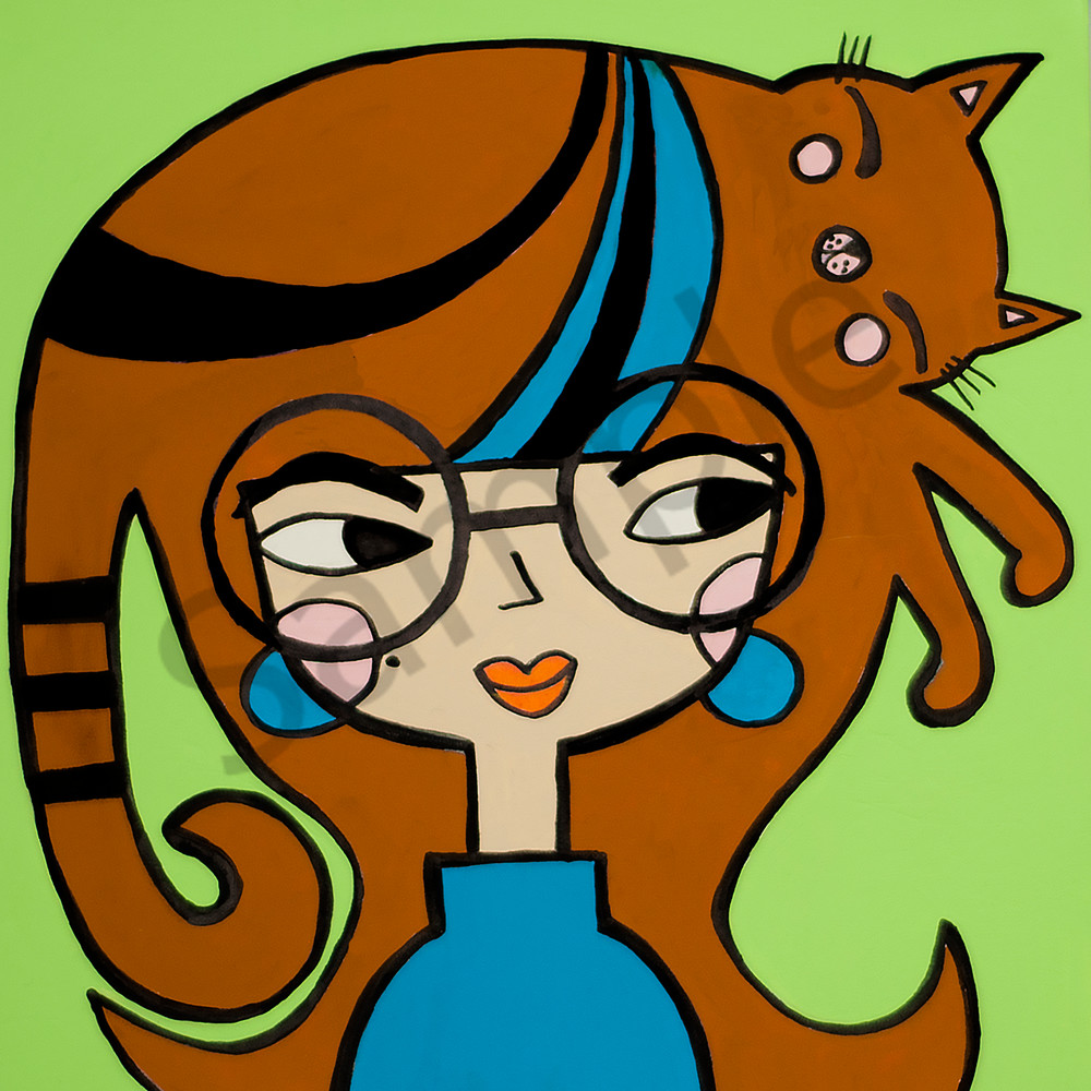 Cat Lady Art | arteparalavida