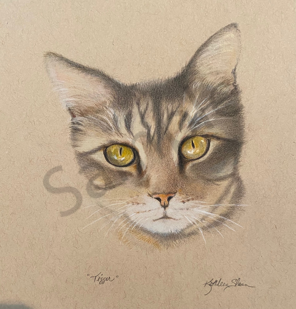 Tigger Portrait Art | Kathleen Slaven Art
