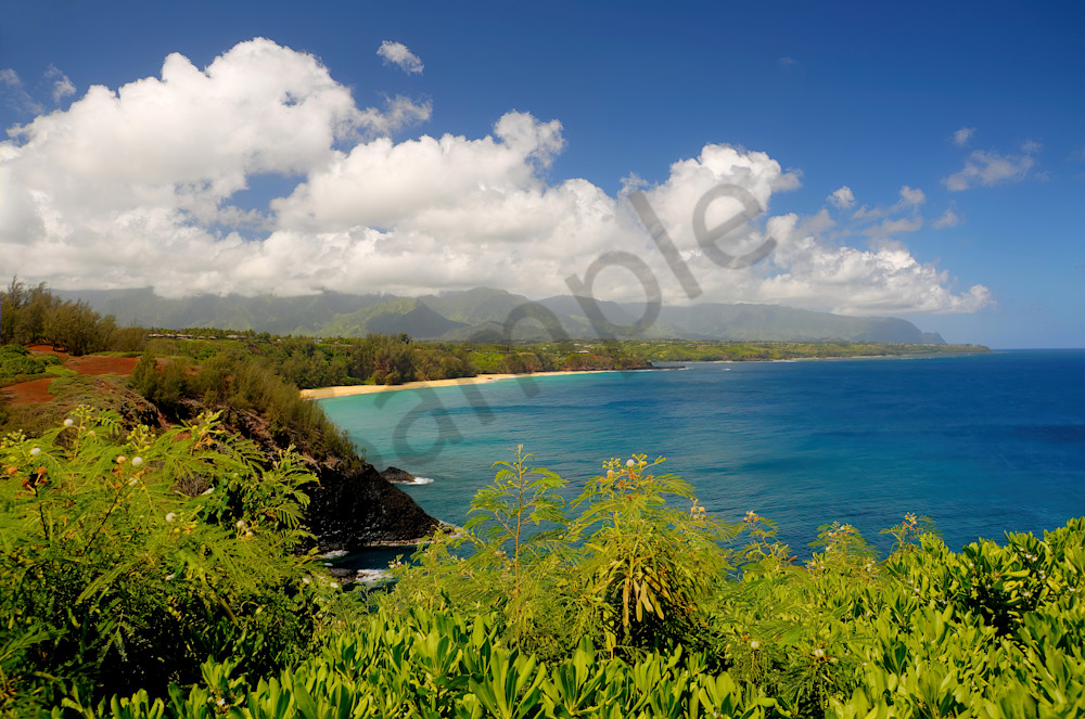 "Secret Beach" from Kilauea Point, Kauai, HI