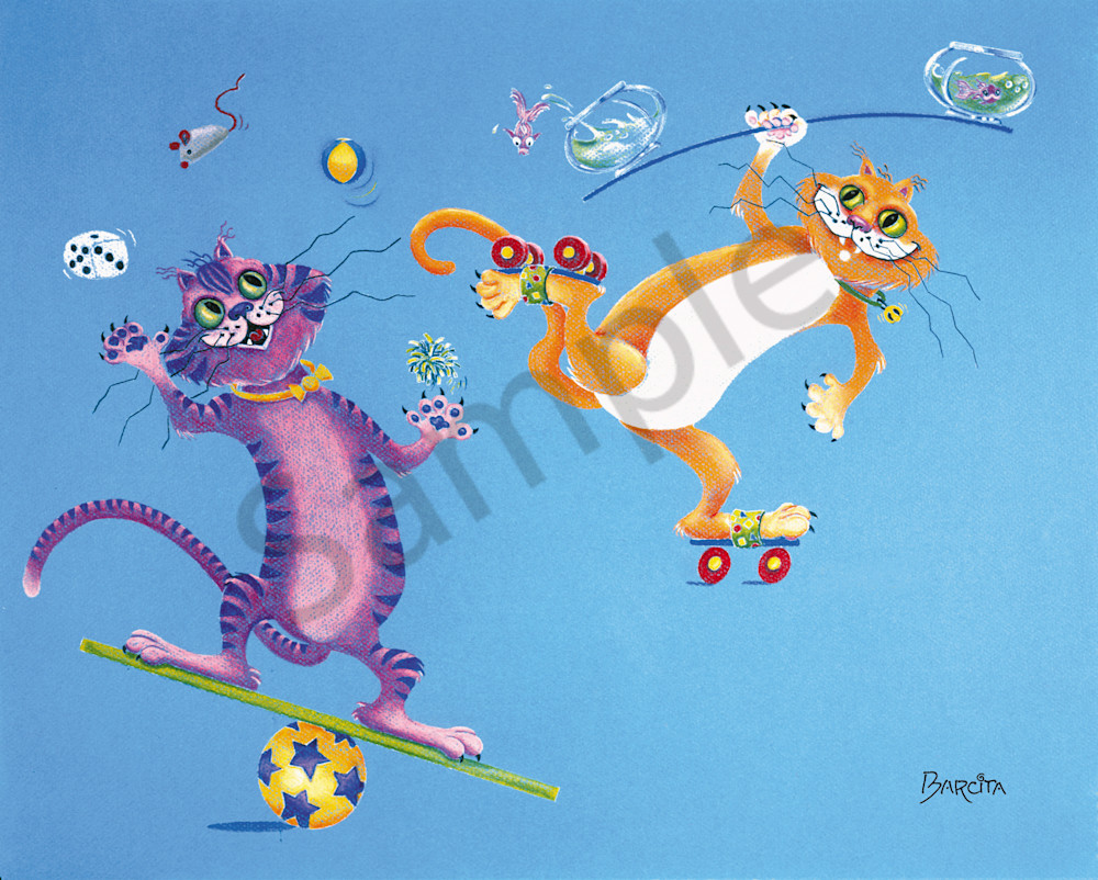 Juggle Cats Art | CREATION'S JOURNEY
