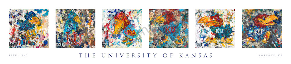 Jayhawk Panoramic, Officially Licensed by KU 