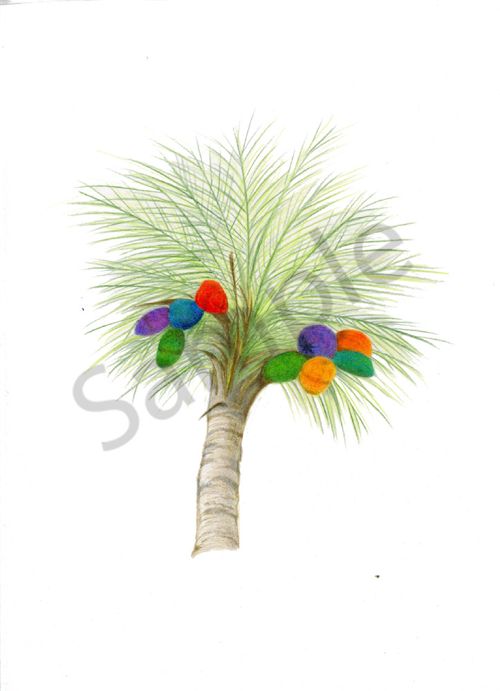 Kooky Colored Coconuts Art | Kathleen Slaven Art