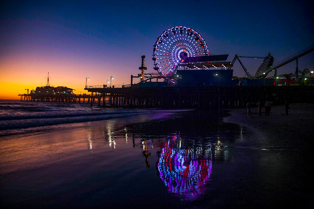 Santa Monica Pier Art | Rama Tiru