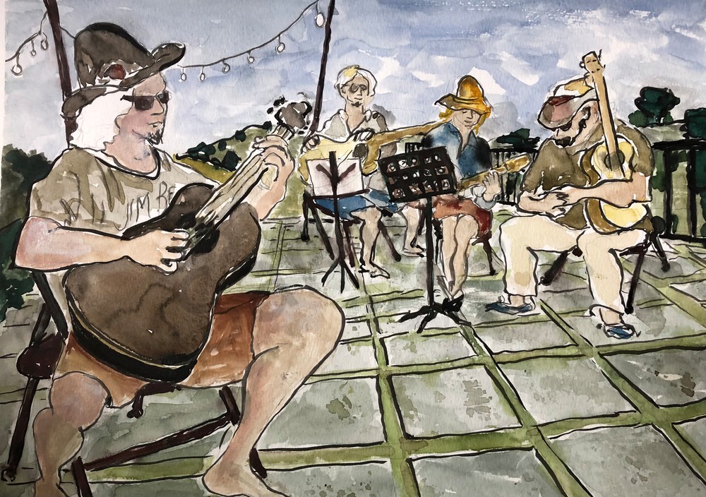 Jamming At Bill's Art | Nicola  Gordon