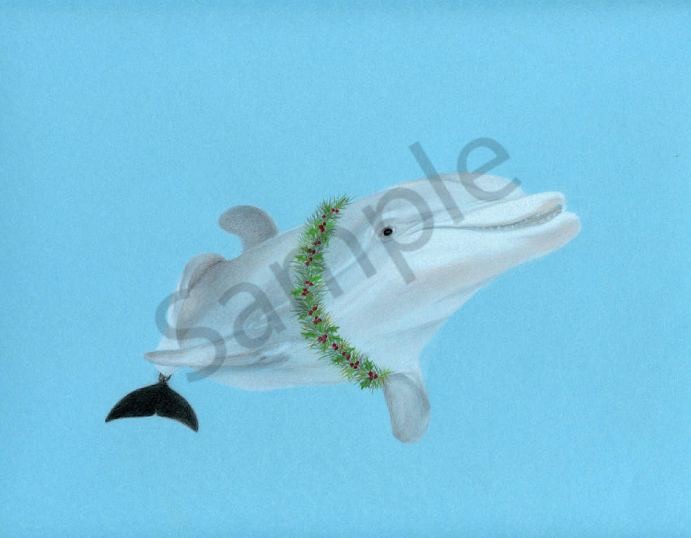 Tribute To Winter Dolphin Art | Kathleen Slaven Art