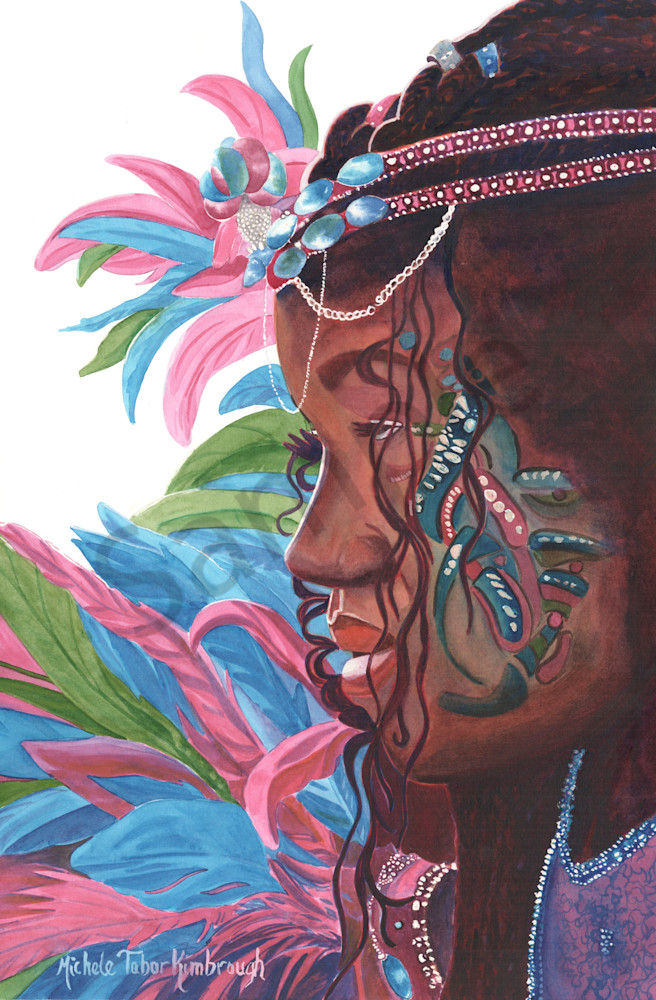 8. Elegant Amana   Crucian Carnival Series Viii Art | Michele Tabor Kimbrough