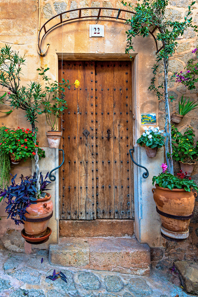Art Print Majorca Spain Old Rustic Door