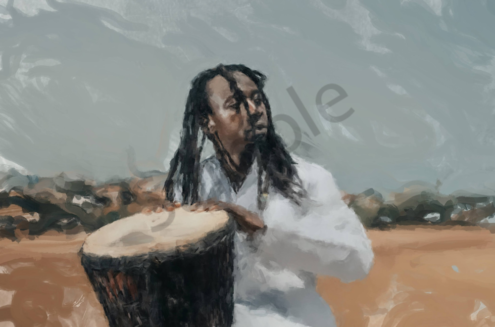 Drumming   Gna Art | Windhorse