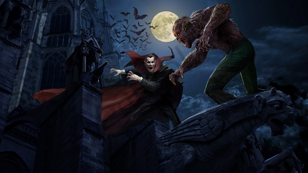 Lord Dracula vs Werewolf By Night
