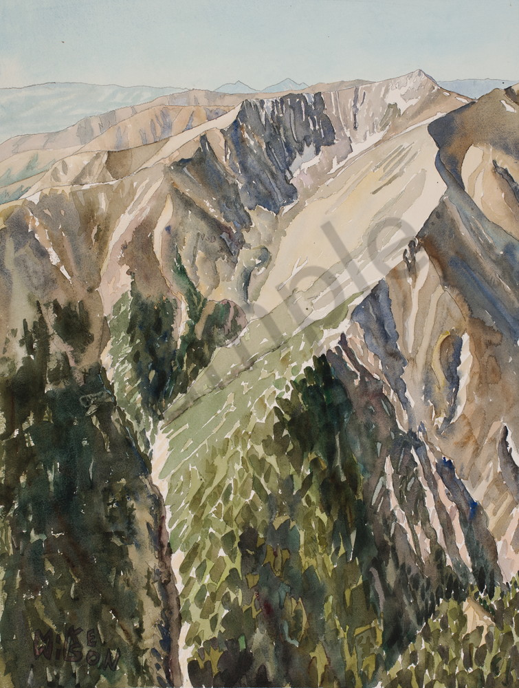 Mount Antero Watercolor Print