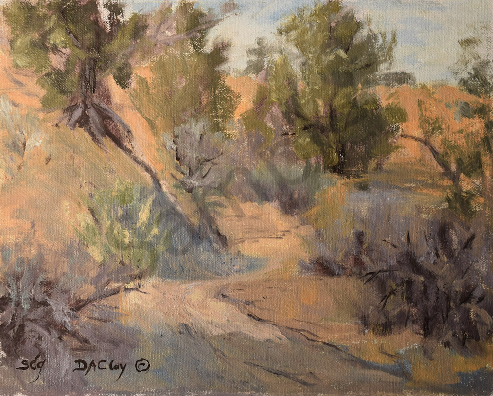 Dry Wash plein air by Debbie Clay