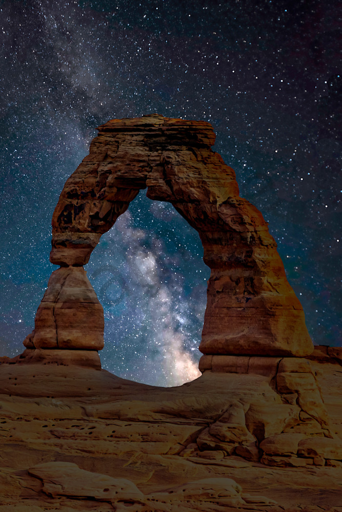 Delicate Arch and Milky Way