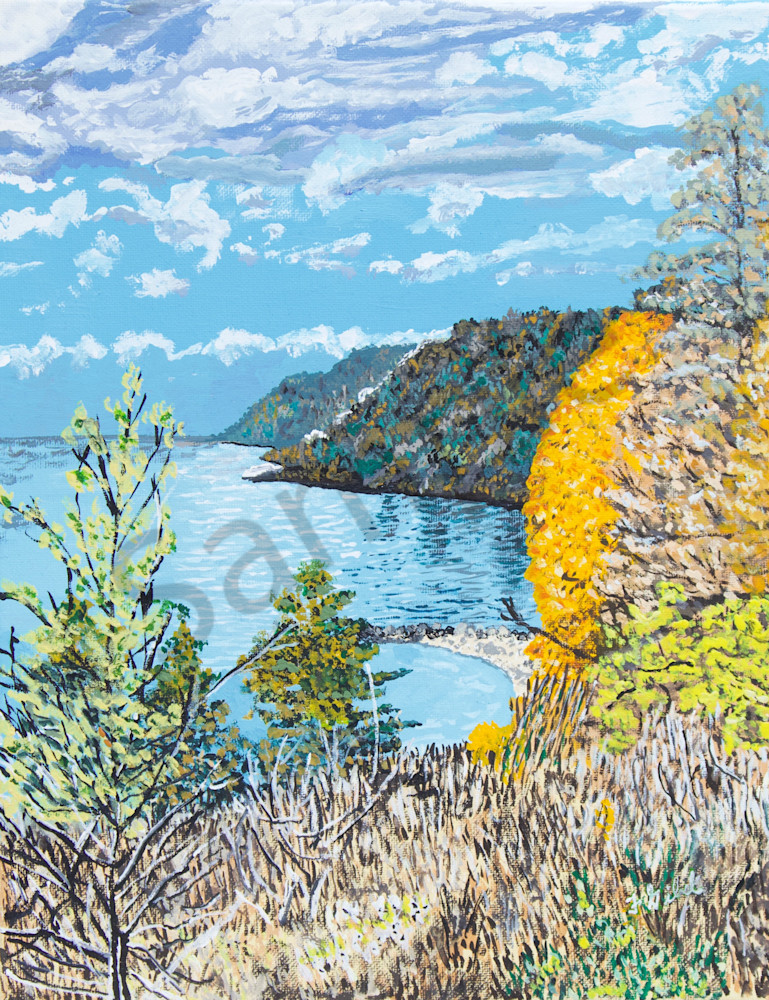 Print   Autumn On Scarborough Bluffs Art | Francine's Fine Art, a division of Gibel and Associates Ltd.