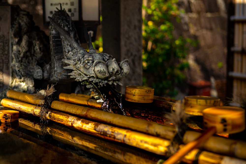 Japanese Dragon Fountain At Naritasan Shinsoji Photography Art | Photography by SC