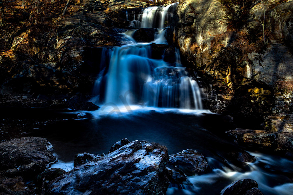 Chapman Falls In Winter Long Exposure Photography Art | Photography by SC