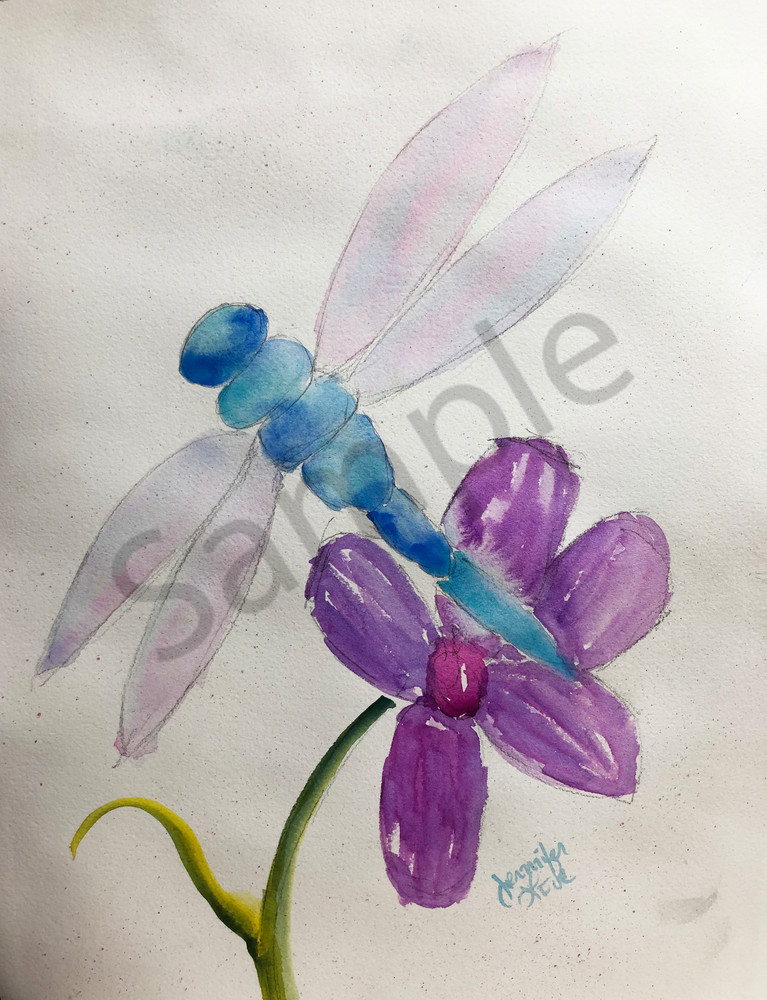 Dragonfly Summer Art | Jennifer Love Artwork
